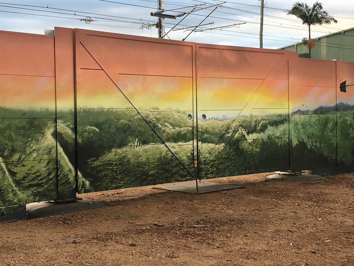 Decorated Metecno Barrier Commercial Fencing - Fencing Suppliers Brisbane